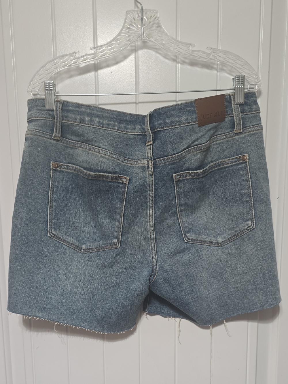 Judy Blue Light Blue Denim Cutoff Shorts